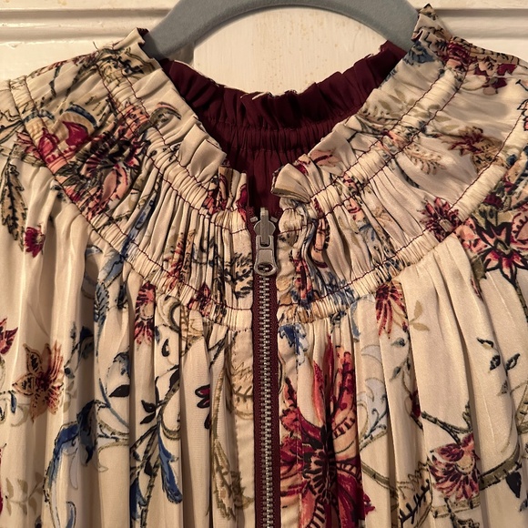 Women's Chico's floral reversible baseball style jacket, size 3 (XL/XXL) - Picture 3 of 14